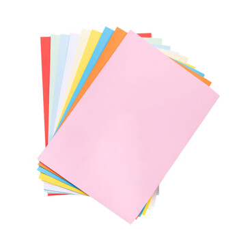 得力（deli）彩色复印纸 手工折纸剪纸 打印纸彩纸 7788 A4 80g 混色装 100张/包