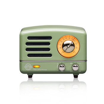 猫王音响MW-2A 小王子OTR无线便携式蓝牙音箱可爱复古迷你小音响 绿色