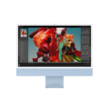 APPLEiMac 24英寸 蓝色【办公必备】8核M3芯片(8核图形) 4.5K屏 16G 1T 一体式电脑主机【定制】