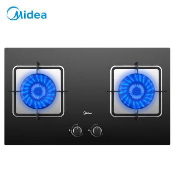 美的（Midea）燃气灶 家用 5.0KW大火力 嵌入式双灶JZT-JDQ1（天然气）