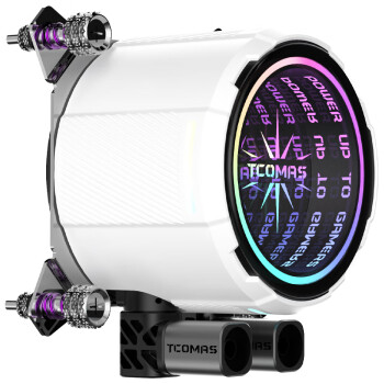 TCOMAS钛钽SJ-A100 360WH 无限镜一体式水冷CPU散热器 ARGB冷头光效 多平台支持LGA1700