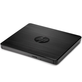惠普（HP） 外置光驱刻录机 外接笔记本台式机移动光驱USB超薄通用 F6V97AA 黑色