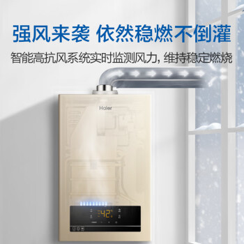 海尔（Haier）13升燃气热水器天然气 平衡式 室内平衡式 精控恒温 智能变升浴室安装 JSG25-13ZH3(12T)