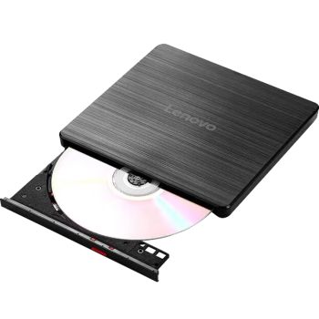 联想（Lenovo）外置光驱刻录机 8倍速 移动光驱 笔记本电脑超薄移动CD机usb接口外接读取 DVD光盘刻录机