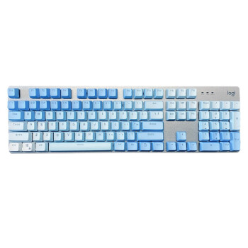 罗技（Logitech）K845 背光机械键盘 全尺寸游戏键盘 PBT键盘 TTC轴DIY键盘 K845青轴—霜冻之蓝
