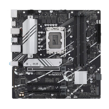 华硕（ASUS）PRIME B760M-A D4 主板【装机必备】支持 CPU 13600KF/13400F（Intel B760/LGA 1700）