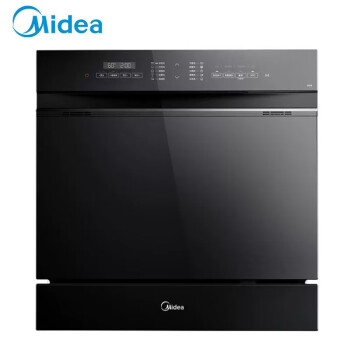 美的（Midea）洗碗机VX10家用嵌入洗碗机变频净洗热风烘干10套大容量洗消烘存一体式洗碗机WQP8-W3909K-CN黑色