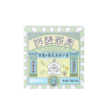 三匠荞麦茶局 菊花决明子茶荞麦茶70g 独立包装5g*14包