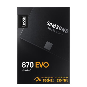 三星 870 EVO 500G SSD固态硬盘 2.5英寸 SATA3.0接口