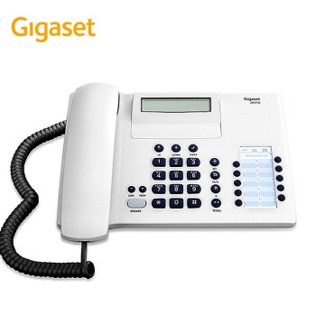 集怡嘉原西门子 电话机2025C家用商务办公电话固话免电池一键拨号电话机座机 2025C白色