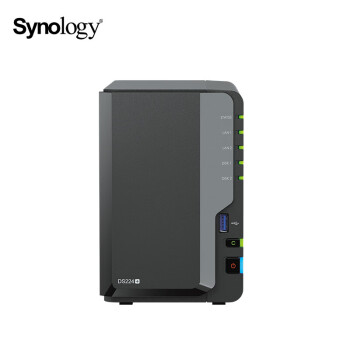 群晖（Synology）DS224+ NAS配1块4TB群晖HAT3300硬盘套装 数据备份一体机