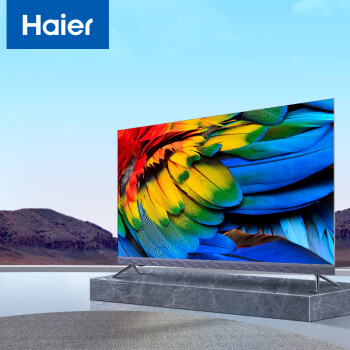 海尔（Haier）55R5 55英寸超薄金属全面屏 4K超高清8K解码 声控智慧屏 前置音响液晶教育电视机3+32G以旧换新