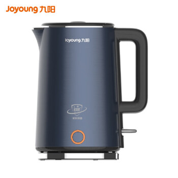 九阳（Joyoung）电热水壶 家用1.5L低音烧水壶 自动断电双层钢杯体开水煲 K15FD-W780 蓝色