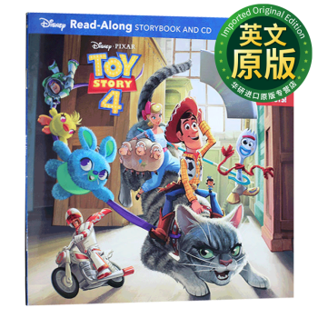 《玩具总动员4 toy story 4 read along storyb 配cd 英文原版绘本》