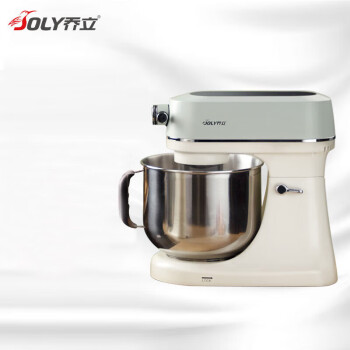 乔立厨师机L5C和面家用揉面发面全自动多功能搅面奶油机5L 椰奶白（单层把桶）