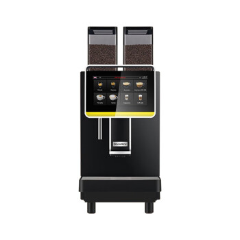 咖博士（Dr.coffee）咖啡机 F2-H黑色 全自动商用咖啡机双豆仓大屏一键奶咖双研磨系统 双热水锅炉自动清洁咖啡机