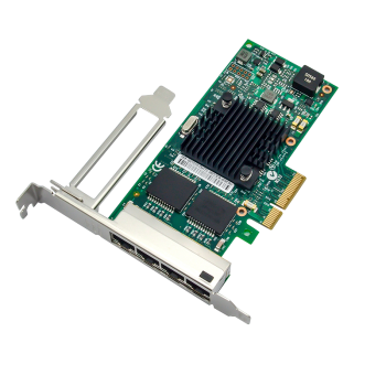 EB-LINK  intel英特尔I350AM4芯片PCI-E X4千兆四口服务器网卡I350-T4机器视觉工业相机