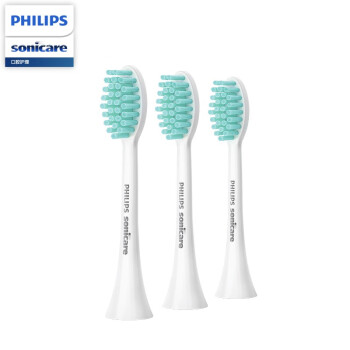 PHILIPS 飞利浦电动牙刷头 3D软毛呵护牙龈 HX2023/02 三支装 适配HX2431系列、HX2461系列