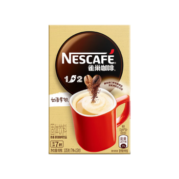 雀巢（Nestle）速溶咖啡粉1+2奶香三合一南京十元咖啡冲调饮品7条