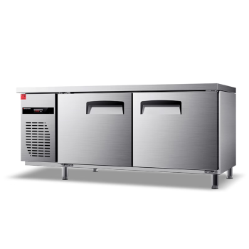 德玛仕（DEMASHI）冷藏工作台冰柜 商用厨房水吧台保鲜操作台工作台TK0.4L2F 全冷藏 风冷无霜
