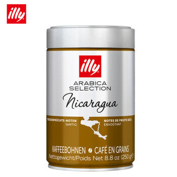 ILLY意利原装进口阿拉比加精选咖啡豆（尼加拉瓜）250g