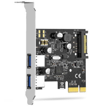 魔羯(MOGE)PCIEx1转USB3.0双口USB3.0扩展卡 MC2010 赠送短挡板 瑞萨(NEC)芯片