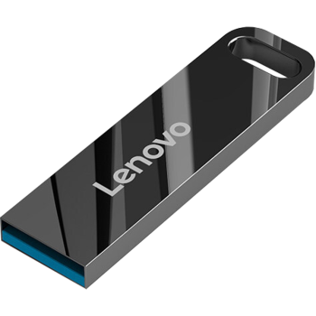 联想（Lenovo）128GB USB3.2 U盘 SX1速芯系列枪色 金属耐用 商务办公必备