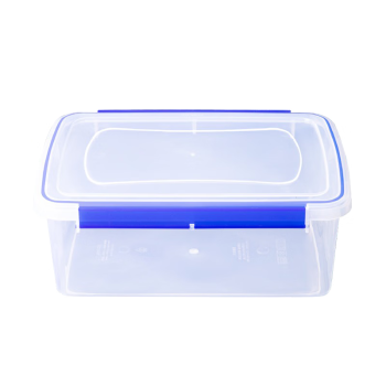 屋田保鲜盒冰箱收纳盒食品水果保鲜大容量厨房密封储物塑料盒带盖6L