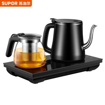 苏泊尔（SUPOR）SW-08C07 自动上水壶 茶台一体玻璃养生壶煮茶器电茶炉套装电水壶 电茶盘 企业团购 一件代发 D类