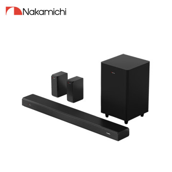 Nakamichi Ares5 中道音响 真5.1.2声道 无线低音炮HDMI eARC接口 游戏电视投影仪音箱家庭影院回音壁