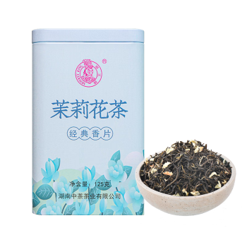 中茶茶叶猴王牌特级茉莉花茶广西横县茉莉经典香片浓香型125g