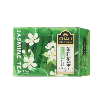 CHALI茶里公司花草茶叶茉莉花茶冷泡茶30g茶包袋泡茶水果茶12包/盒