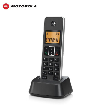 摩托罗拉（Motorola）C7501RHC电话机子机 需搭配C7501RC母机使用 子机不能单独使用 （黑色子机）