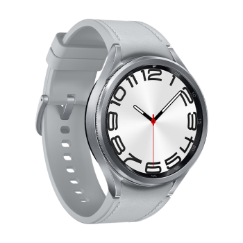 三星Galaxy Watch6 Classic 蓝牙通话/智能手表/运动电话手表/ECG心电分析/血压手表 47mm 星系银