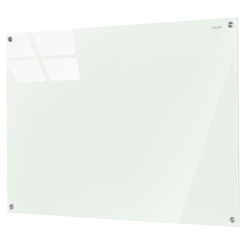 得力（deli）8736挂式白板90*120cm磁性钢化玻璃白板 抗划书写顺畅会议写字板黑板