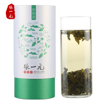 张一元 茶叶 茶语系列 乌龙茶 兰花香浓香型 铁观音 罐装150g