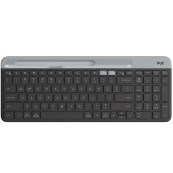 罗技（Logitech） 无线蓝牙键盘 便携超薄键盘 笔记本键盘 平板键盘 K580 黑色