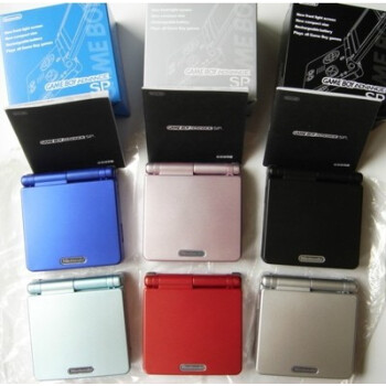原装gba sp gbasp游戏机掌机 sp高亮 游戏卡可选 gameboy 高亮版银色