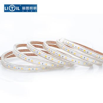 丽图（LITIL）LED灯带5050灯条2835灯带LED灯具光源高压超亮72珠防水暖白光 5050 2700K暖光