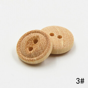 迈利达  黄杨木茶子木衬衫纽扣  童装扣子 衬衣钮扣 11.5mm 3#(3粒) 11.5mm
