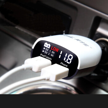 达珀德 车载手机充电器头 电压检测 一拖二汽车