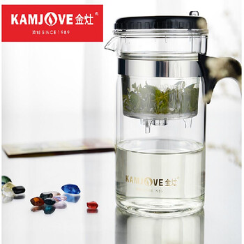 金灶自动冲茶杯玻璃飘逸杯茶道杯TP-200