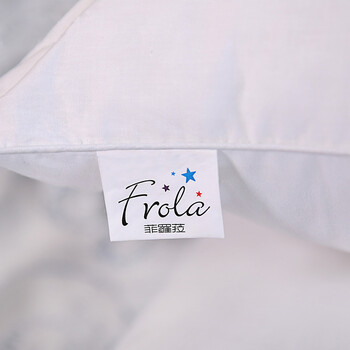 
                                        菲罗菈（Frola）全棉枕头 羽丝绒枕芯 一对（两只装）全棉舒适枕头 48*74cm两只装                