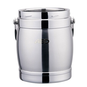 爱仕达ASD不锈钢鼓型保温桶 保温饭盒 2.5L- 1625G