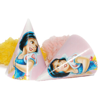孩派HighParty生日用品/生日派对/迪士尼正品/白雪公主圆锥帽/1个