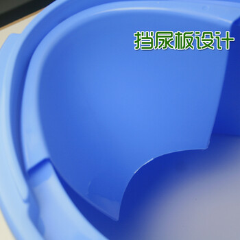 
                                        移动坐便器 高度35CM 移动马桶 老人马桶孕妇便桶塑料马桶 蓝色                