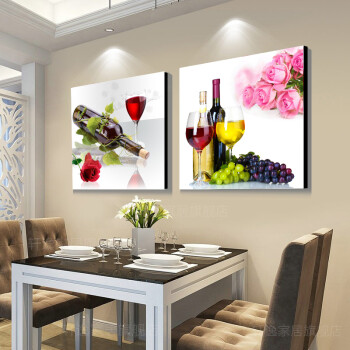 轩逸(xy) 轩逸 简约饭厅餐厅装饰画两联水果壁画现代配电箱装饰画餐厅