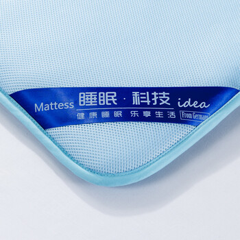 布可以3D蜂窝式床垫可水洗可折叠春夏薄床褥子双人1.8m防滑凉垫子席梦护垫单件 蓝色 180*200cm