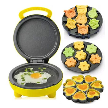 
                                        多功能电饼铛悬浮双面加热家用全自动迷你多功能蛋糕机 双盘+精选大礼包                