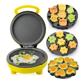 
                                        多功能电饼铛悬浮双面加热家用全自动迷你多功能蛋糕机 双盘+精选大礼包                